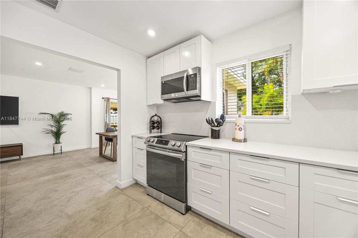 Interior, Kitchen, Recessed Lighting, Stainless Steel Appliances