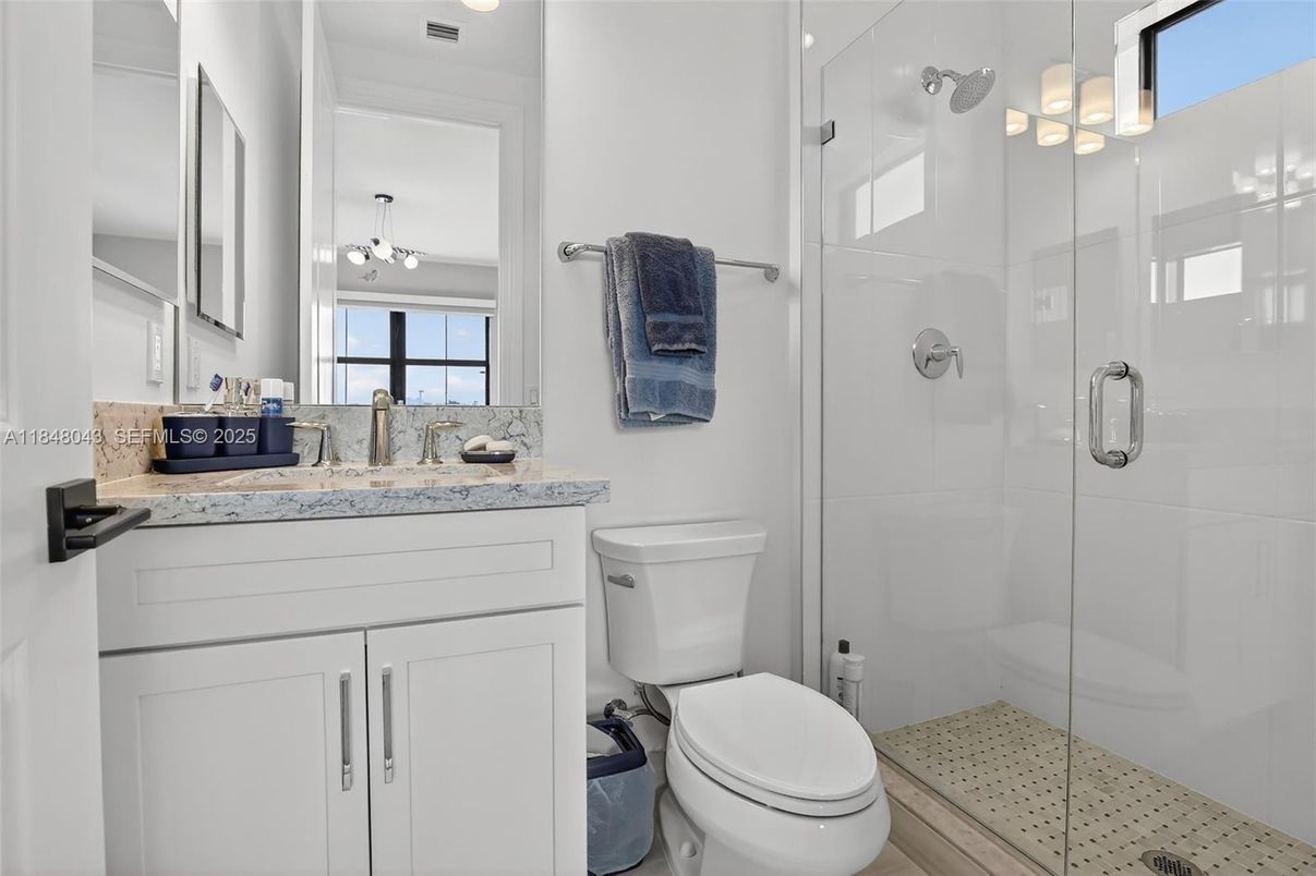 Bathroom, Glass Shower, Interior