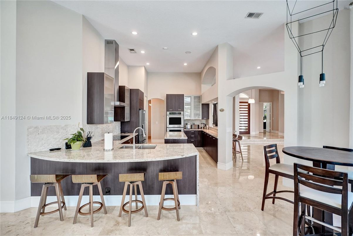 Interior, Kitchen, Recessed Lighting, Stainless Steel Appliances