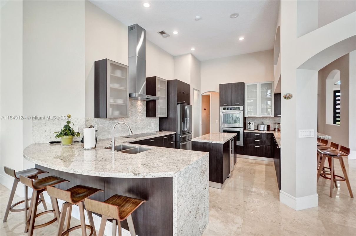 Interior, Kitchen, Recessed Lighting, Stainless Steel Appliances