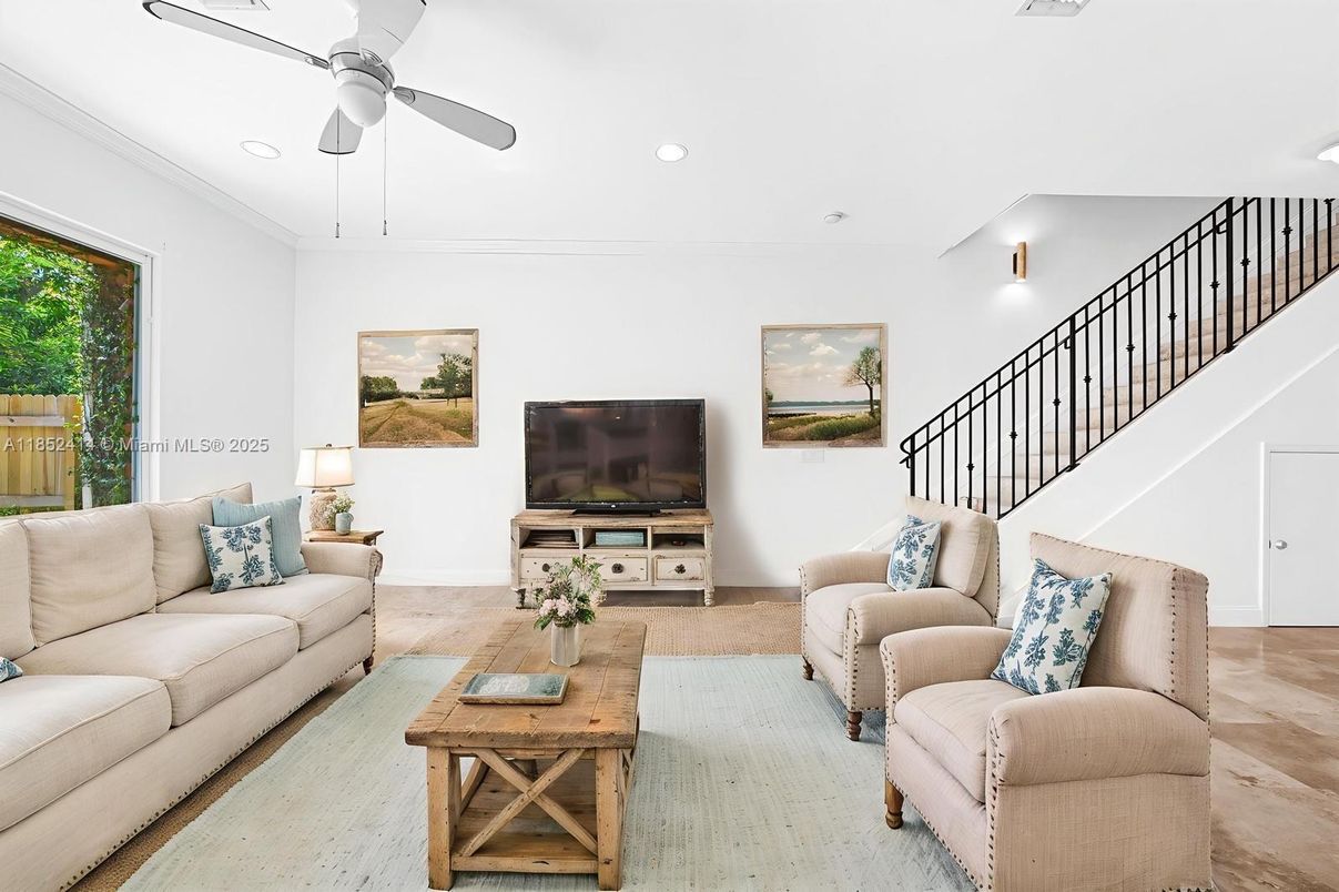 Interior, Living room, Recessed Lighting