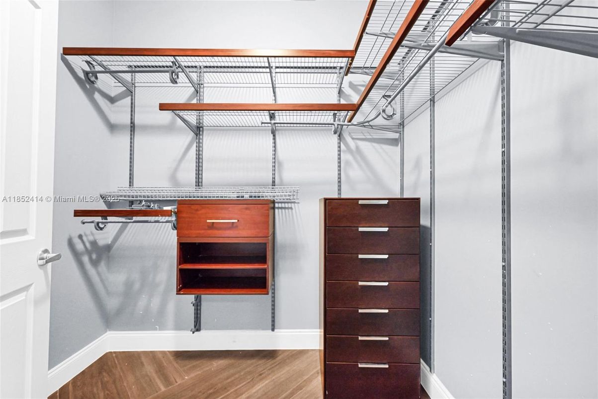 Interior, Walk-in Closets, Wood Texture Flooring