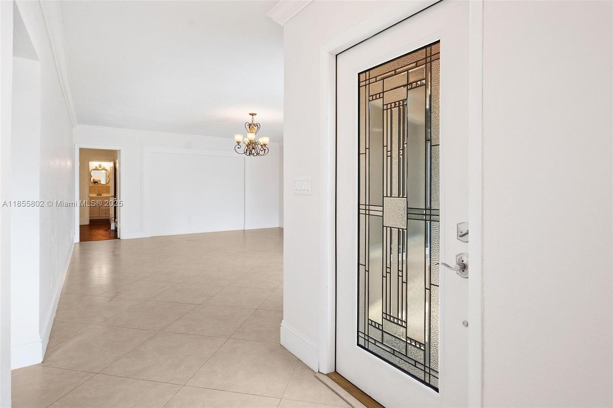 Chandelier, Empty room, Interior