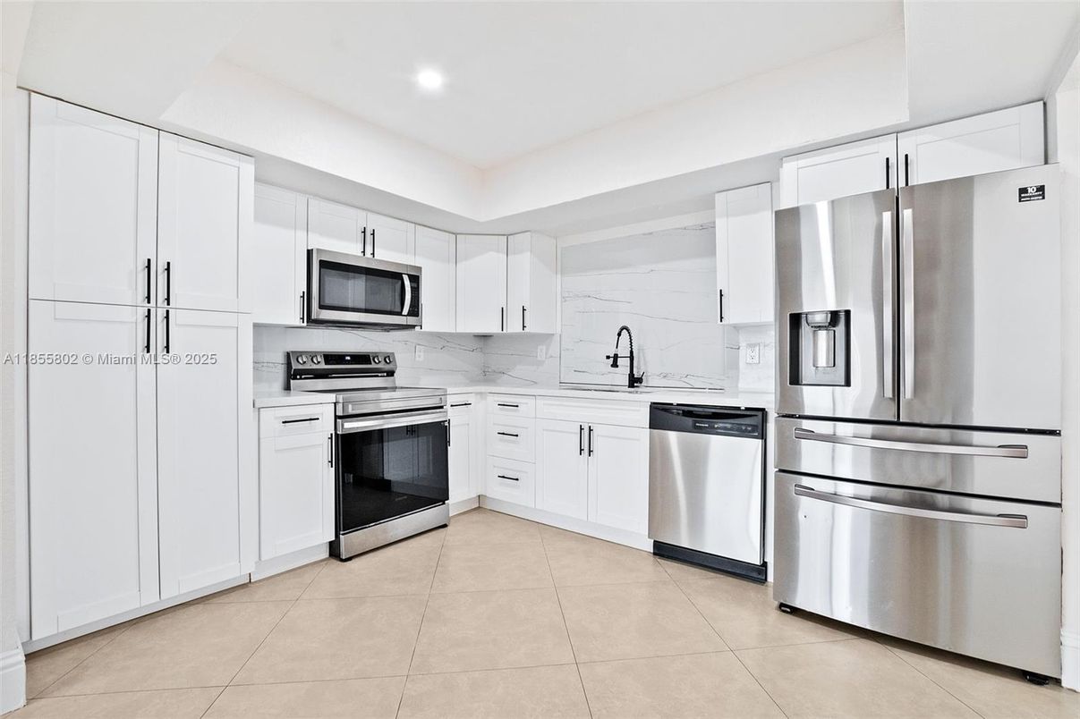 Interior, Kitchen, Recessed Lighting, Stainless Steel Appliances