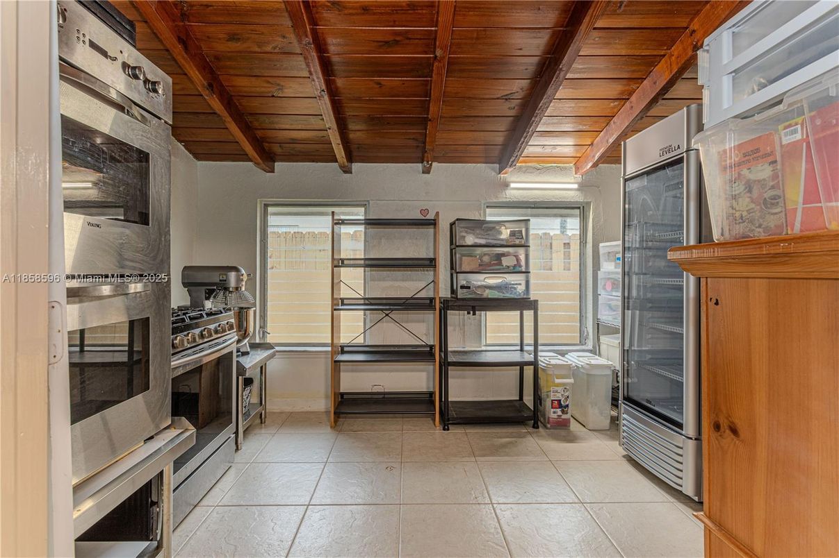 Interior, Stainless Steel Appliances, Wooden Beams, Wooden Ceilings