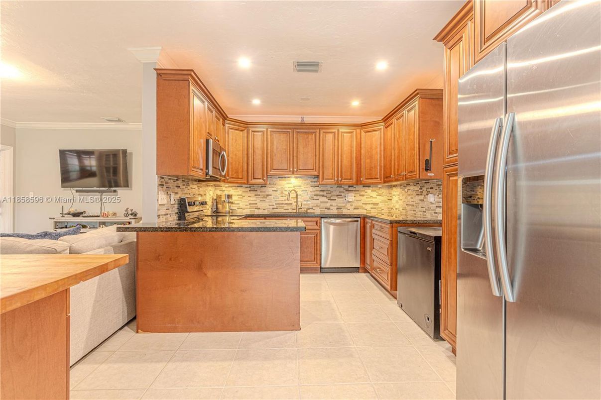 Interior, Kitchen, Recessed Lighting, Stainless Steel Appliances