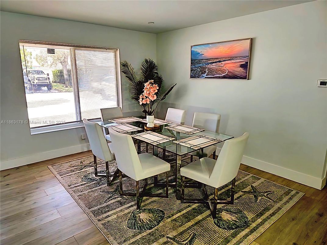 Dining room, Interior, Wood Texture Flooring