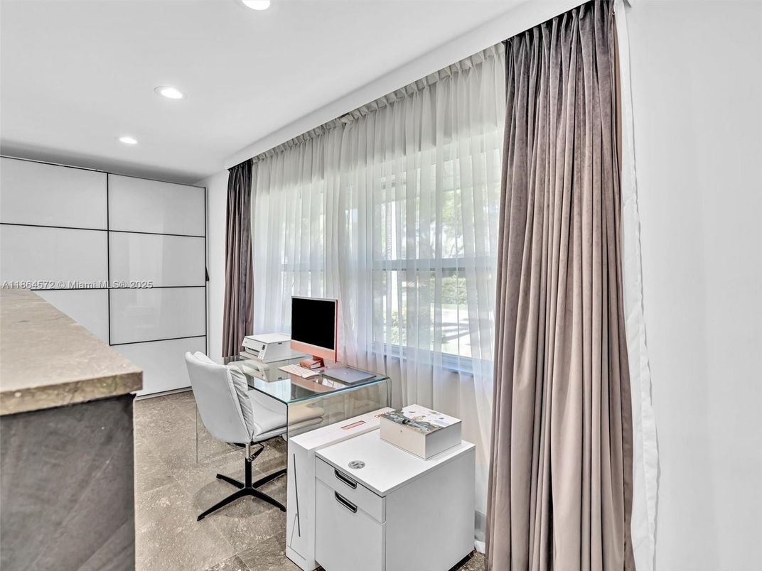 Home Office, Interior, Recessed Lighting