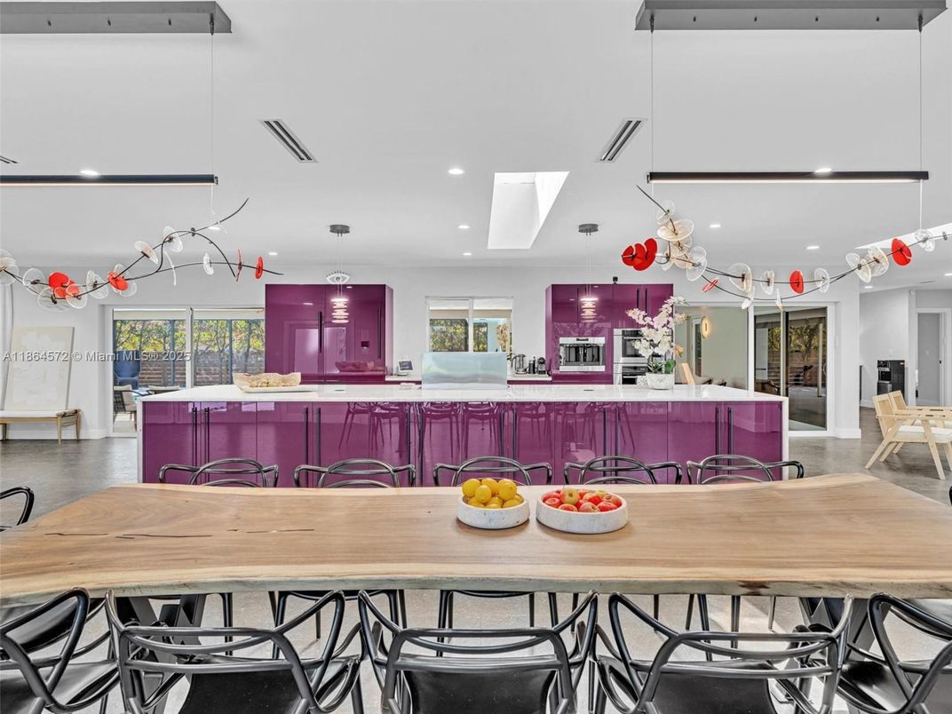 Dining room, Interior, Kitchen, Pendant Lights, Recessed Lighting