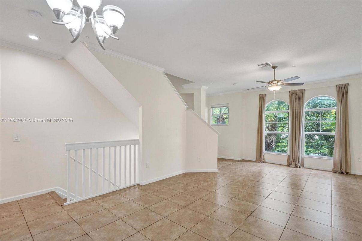 Chandelier, Empty room, Interior, Recessed Lighting