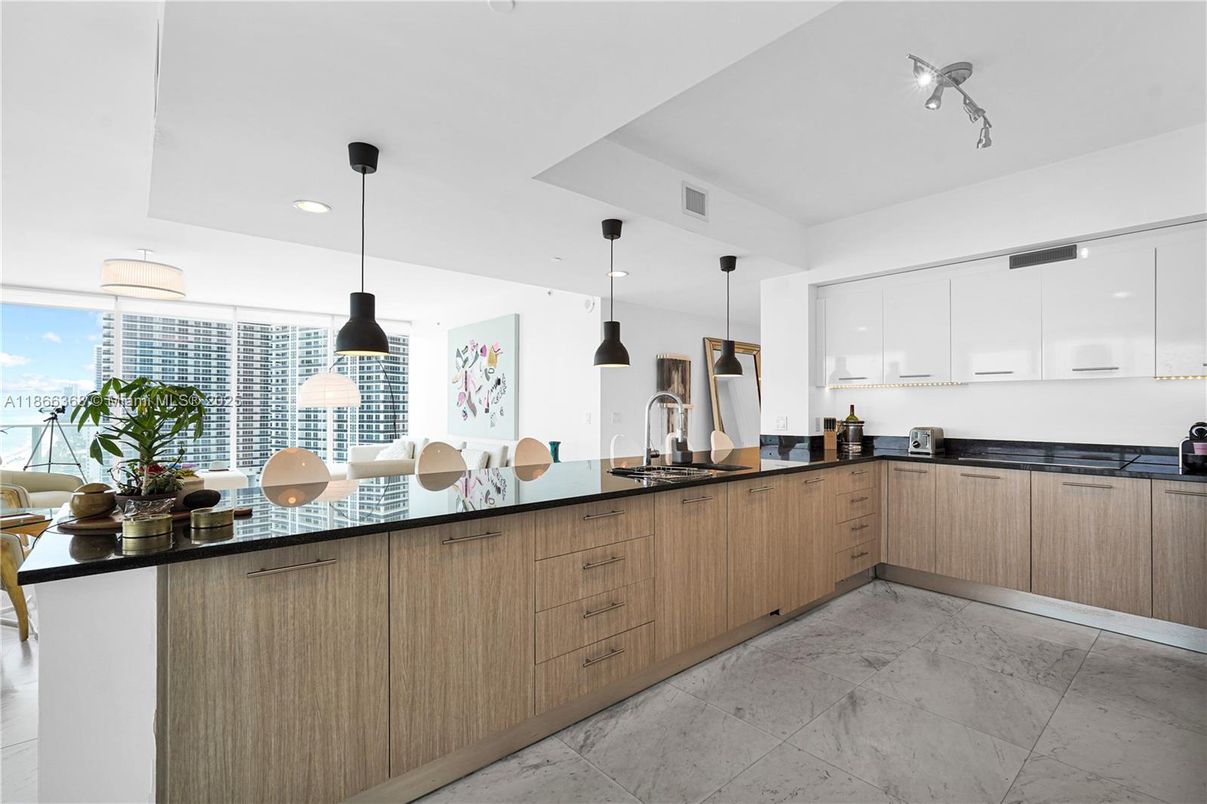 Interior, Kitchen, Pendant Lights, Recessed Lighting, Water