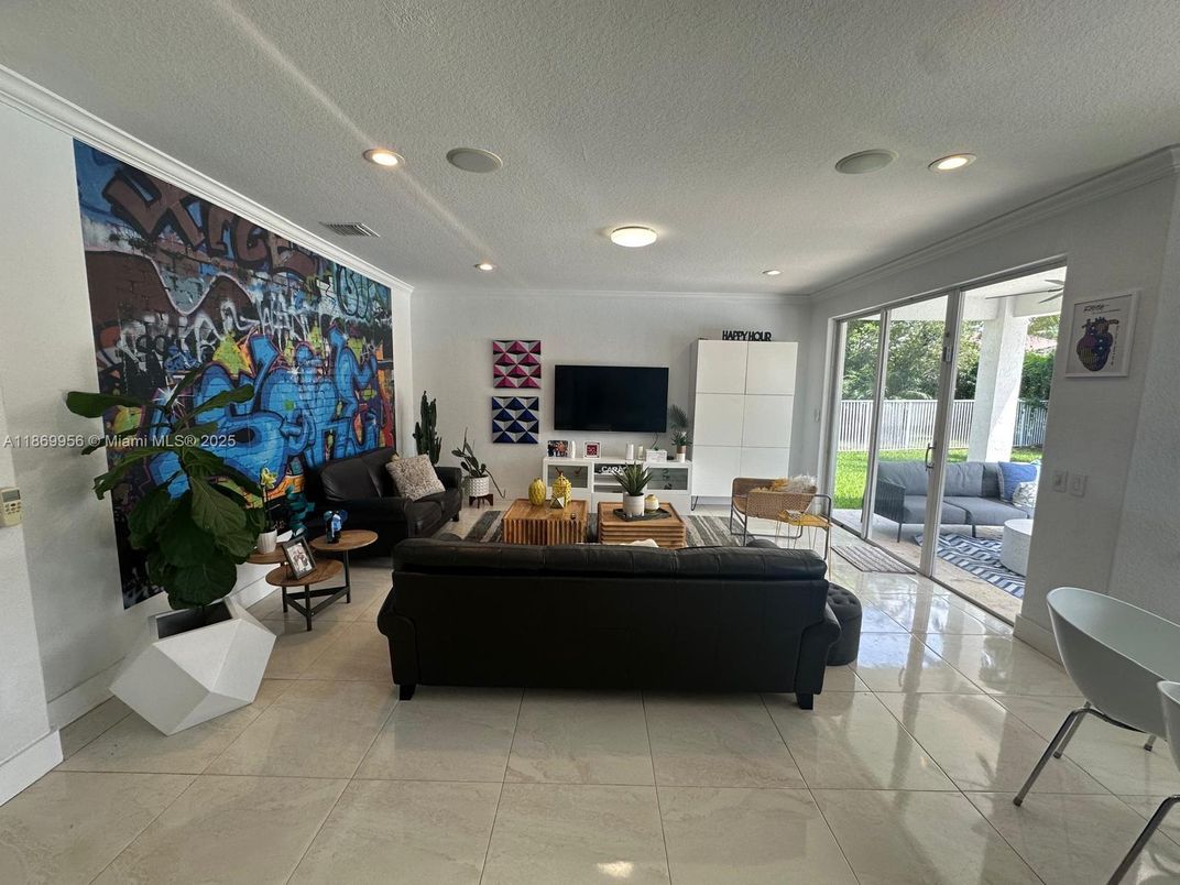 Interior, Living room, Recessed Lighting