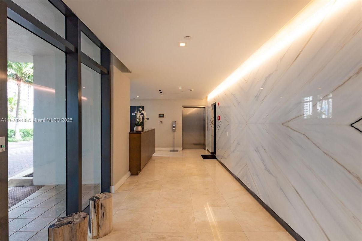 Interior, Marble Walls, Recessed Lighting