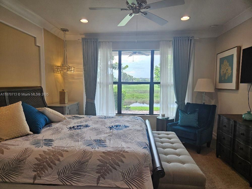 Bedroom, Interior, Pendant Lights, Recessed Lighting