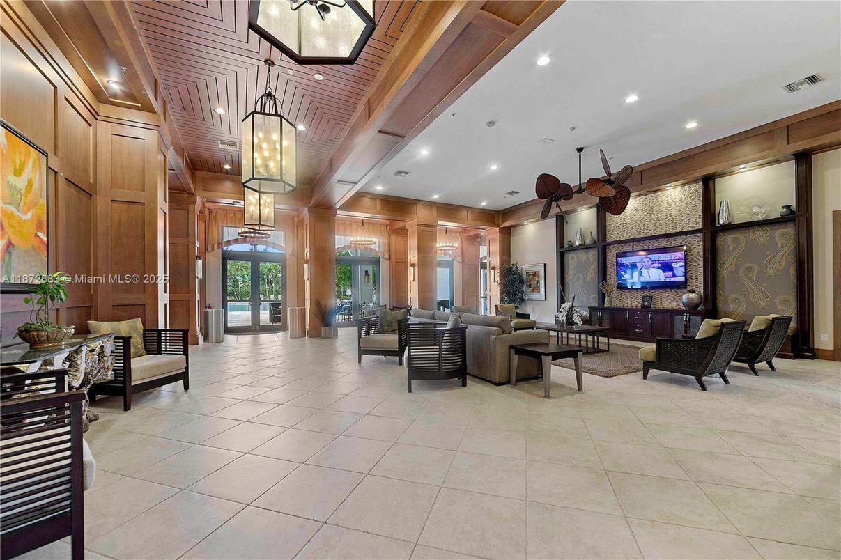 Dining room, Interior, Living room, Pendant Lights, Recessed Lighting, Wooden Walls