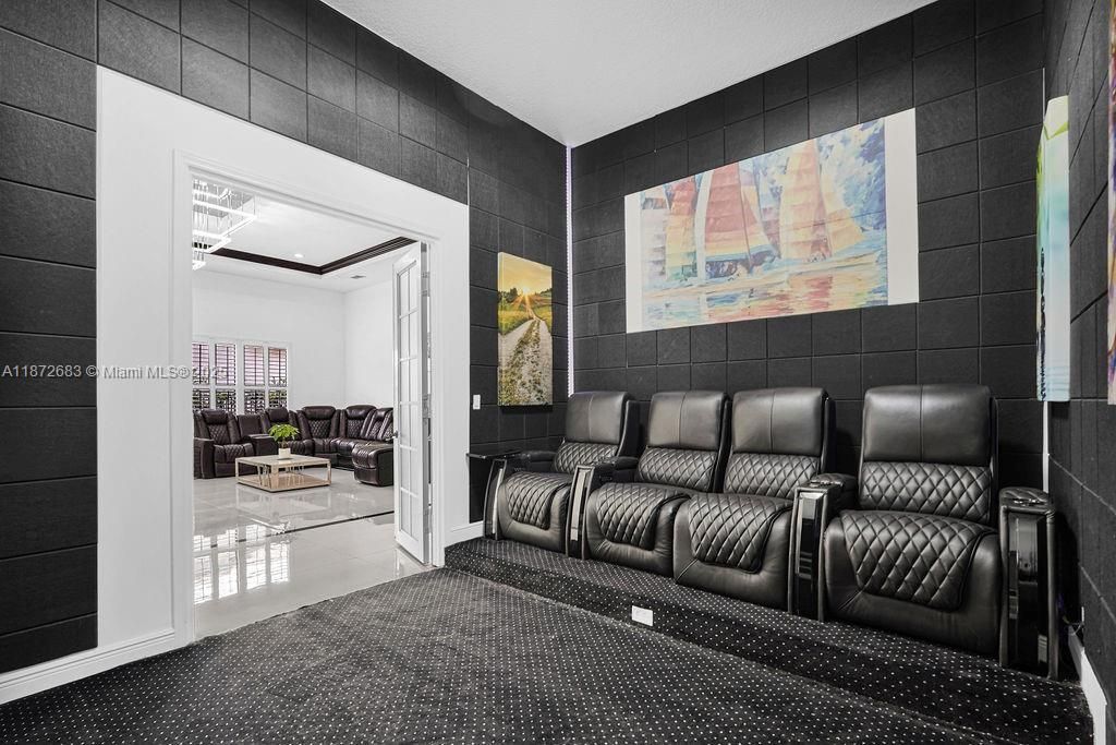 Home Theatre Room, Interior, Recessed Lighting, Theatre Room