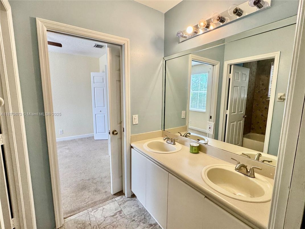 Bathroom, Dual Sink Vanities, Interior, Marble