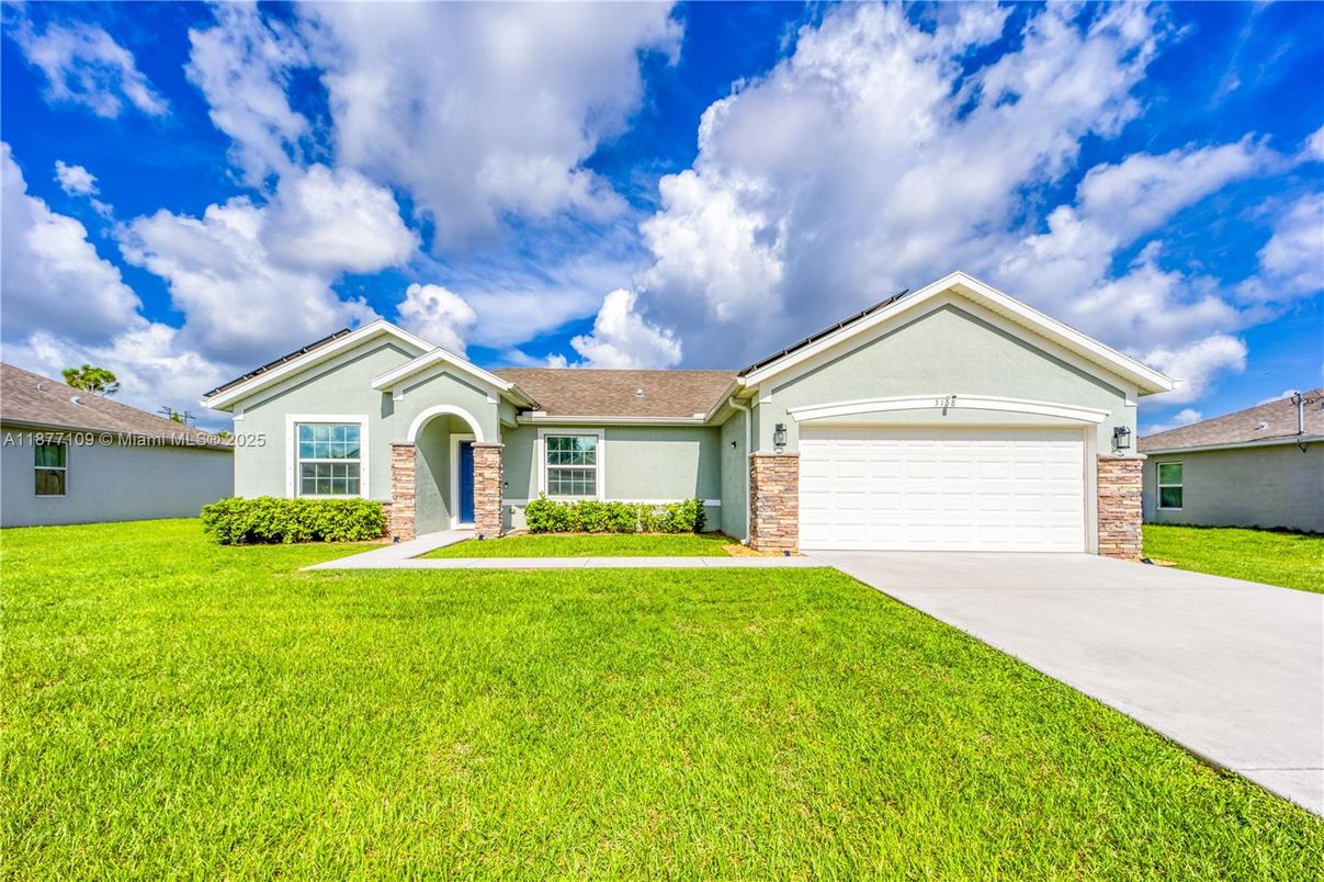 Attached, Backyard, Exterior, Facade, Ranch