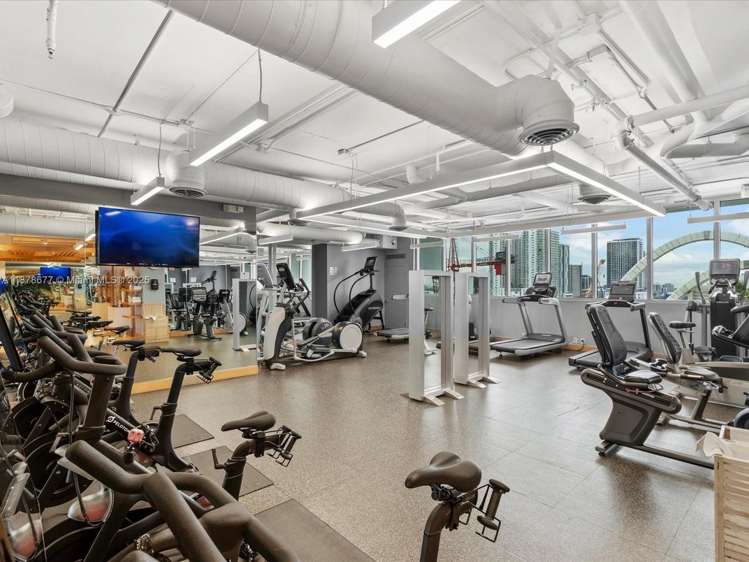 Fitness Equipment, Gym, Interior