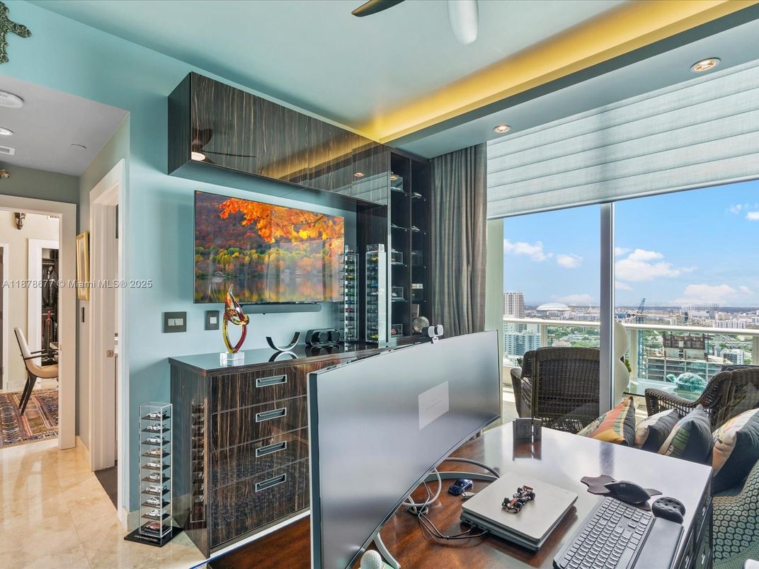 Home Office, Interior, Recessed Lighting