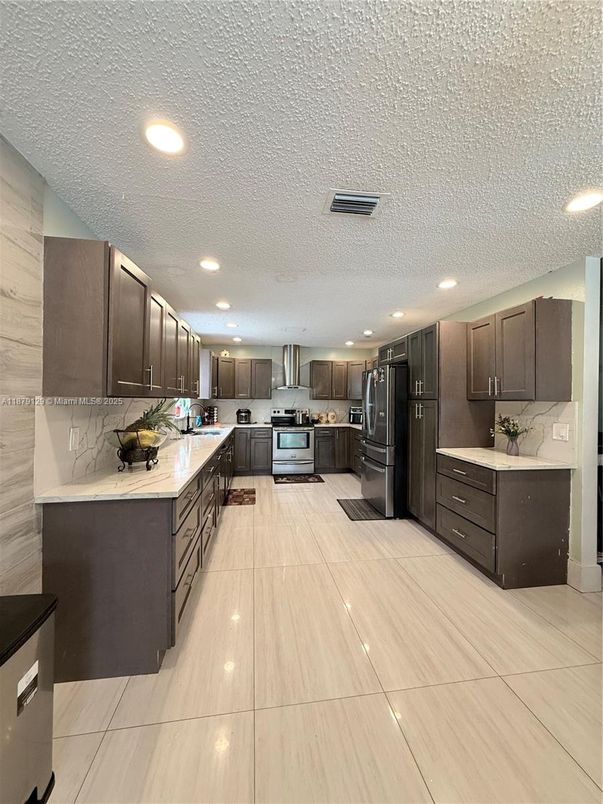 Interior, Kitchen, Recessed Lighting, Stainless Steel Appliances