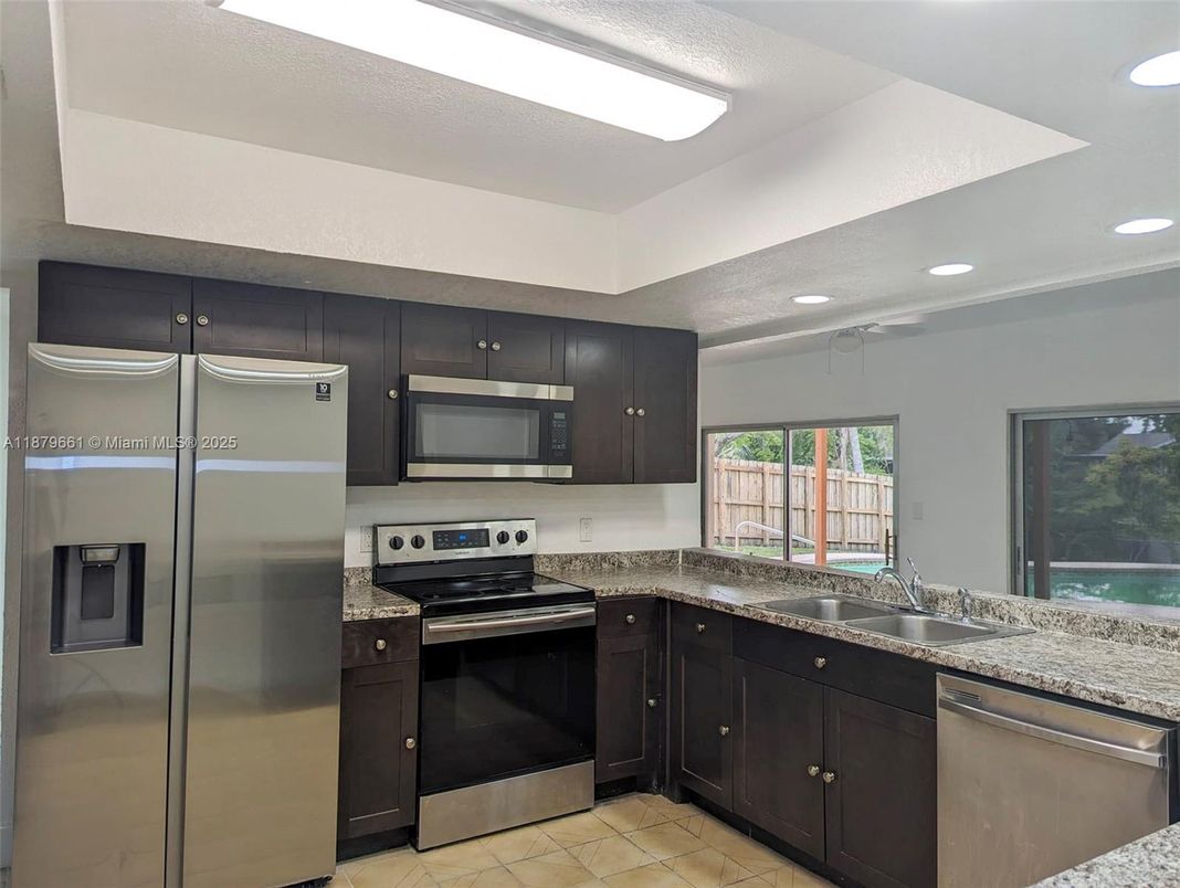 Interior, Kitchen, Recessed Lighting, Stainless Steel Appliances