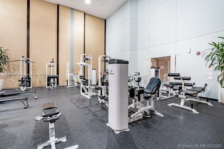 Fitness Equipment, Gym, Interior, Recessed Lighting