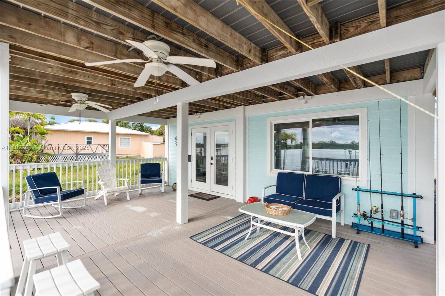 Exterior, Interior, Water, Wooden Beams