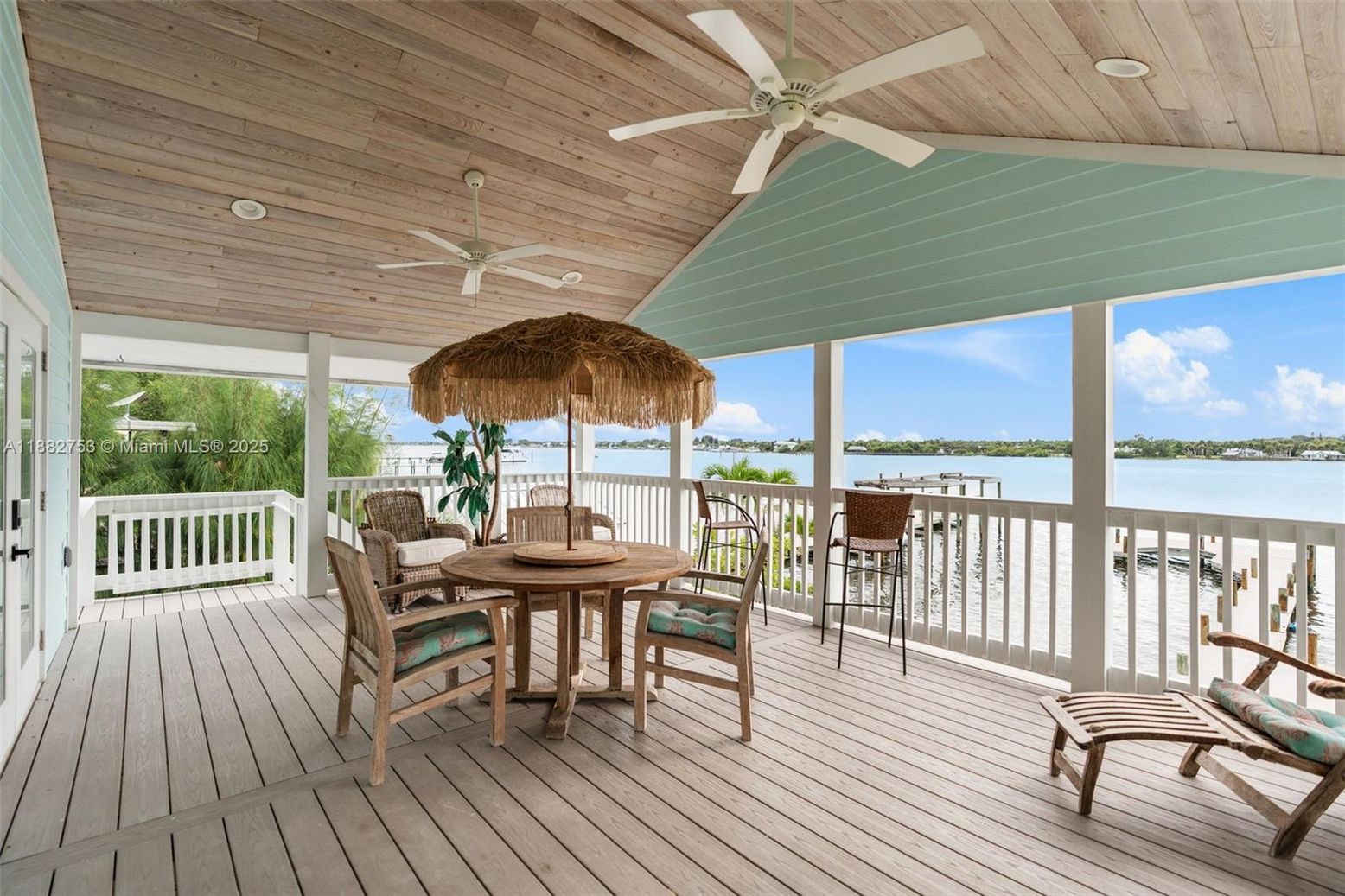 Exterior, Recessed Lighting, Water, Wooden Ceilings