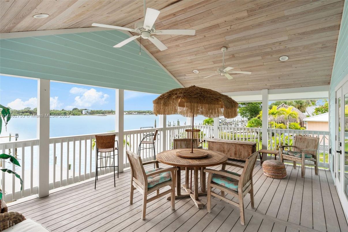 Exterior, Recessed Lighting, Water, Wooden Ceilings