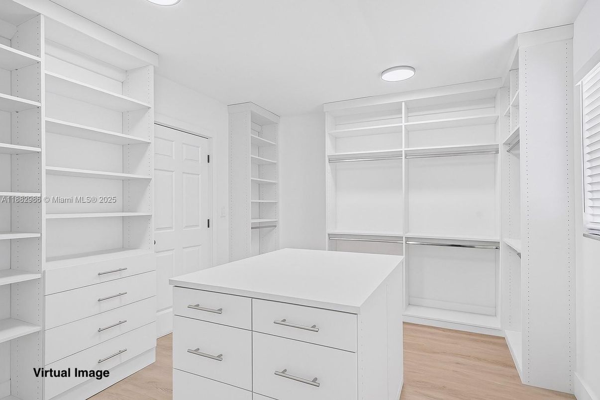 Interior, Recessed Lighting, Walk-in Closets, Wood Texture Flooring