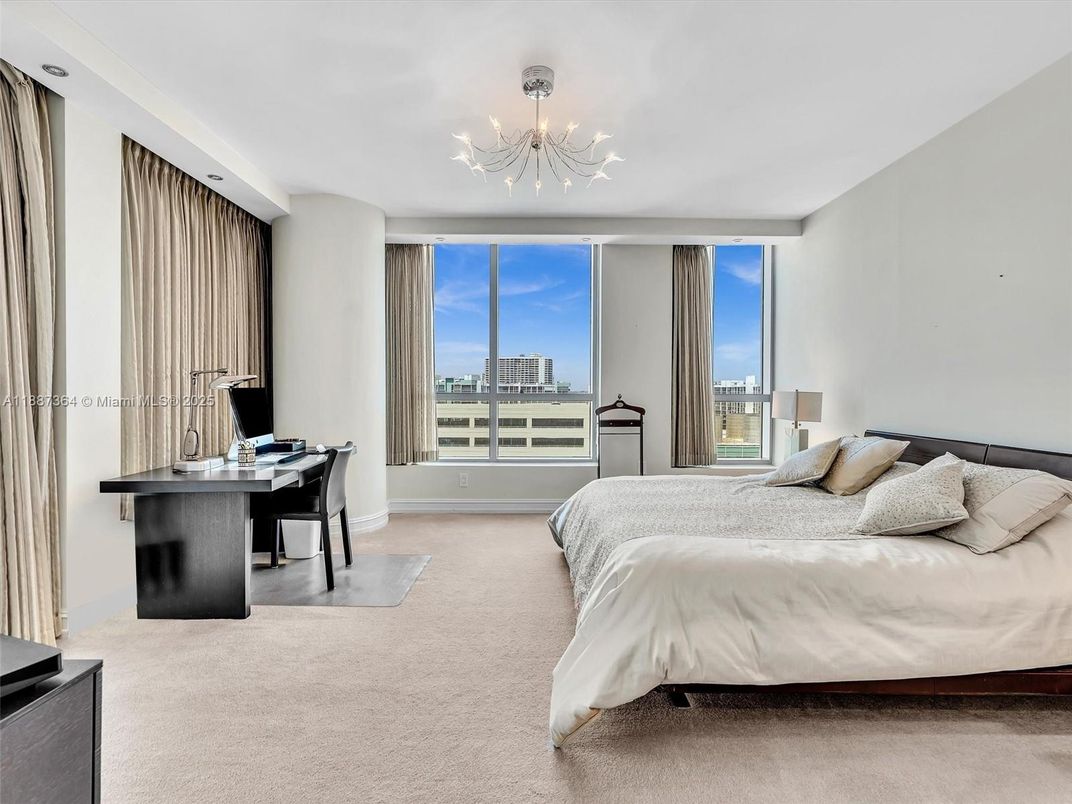 Bedroom, Chandelier, Home Office, Interior