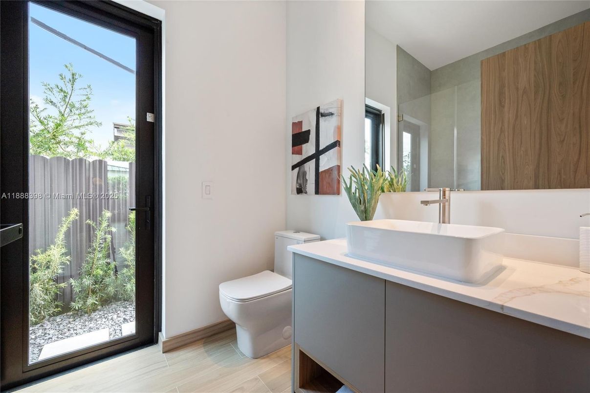 Bathroom, Interior, Wood Texture Flooring