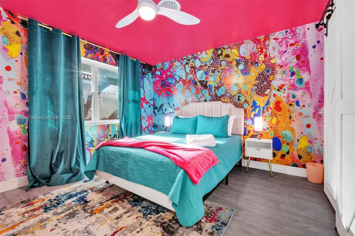 Bedroom, Interior, Wood Texture Flooring