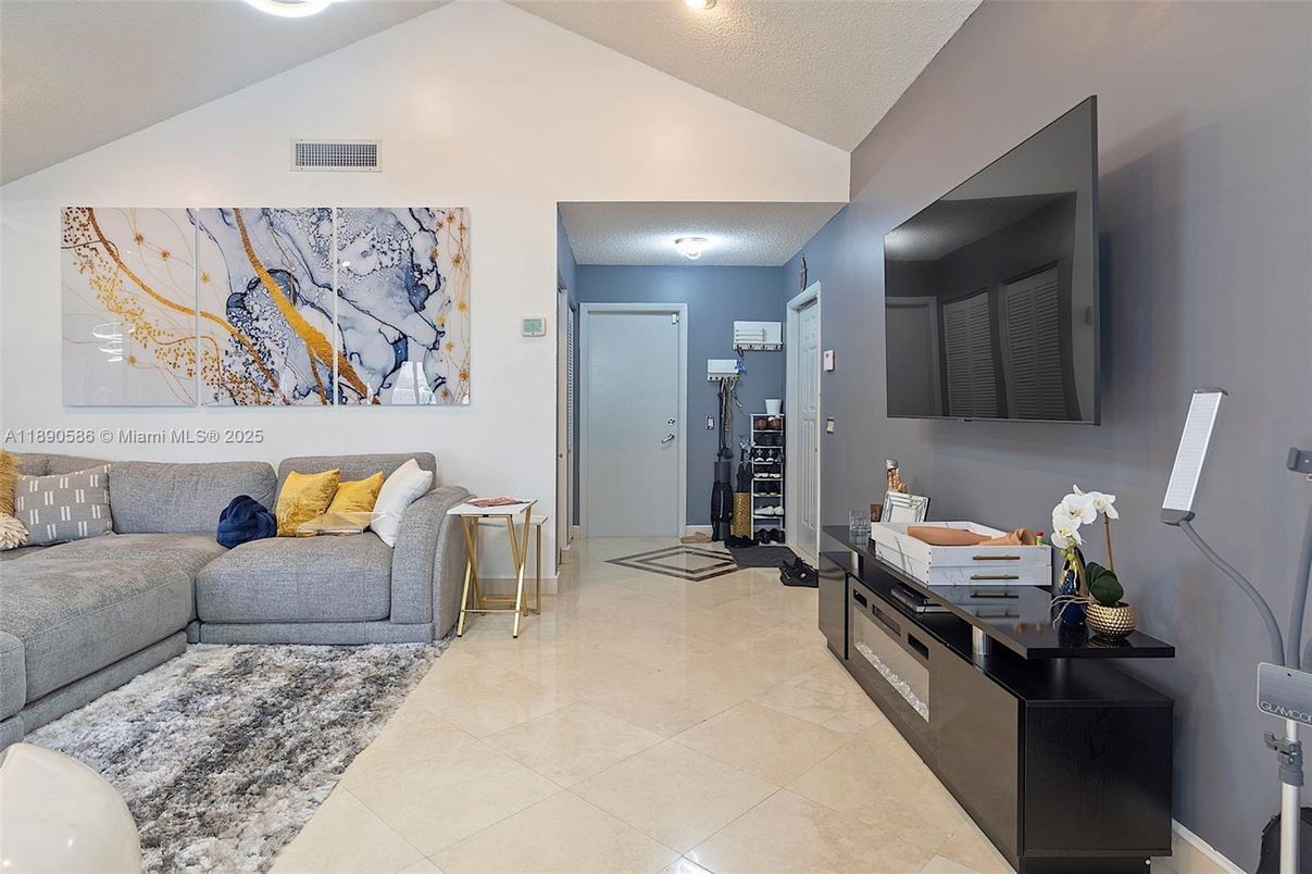 Interior, Living room, Recessed Lighting