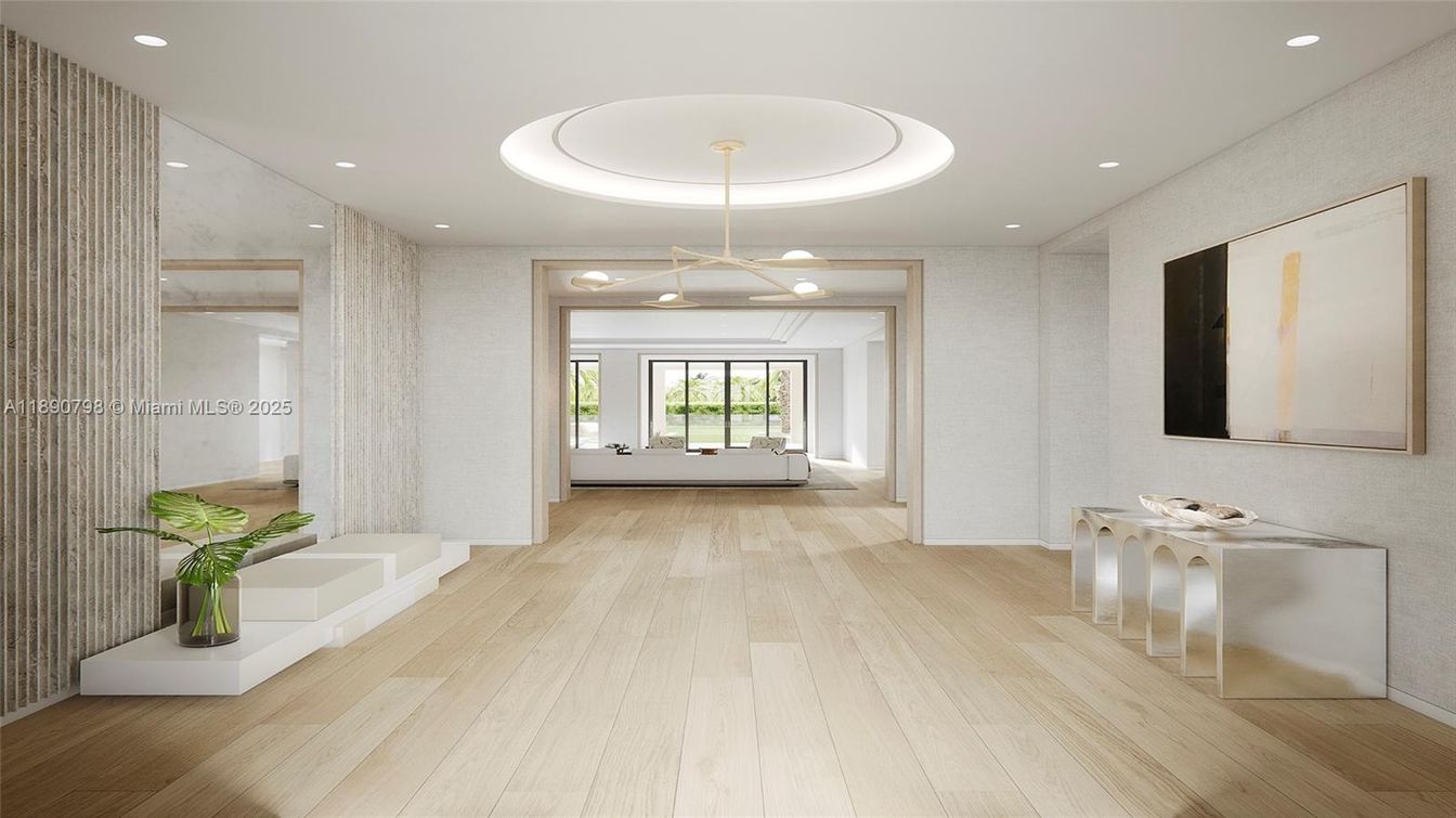 Interior, Pendant Lights, Recessed Lighting, Wood Texture Flooring