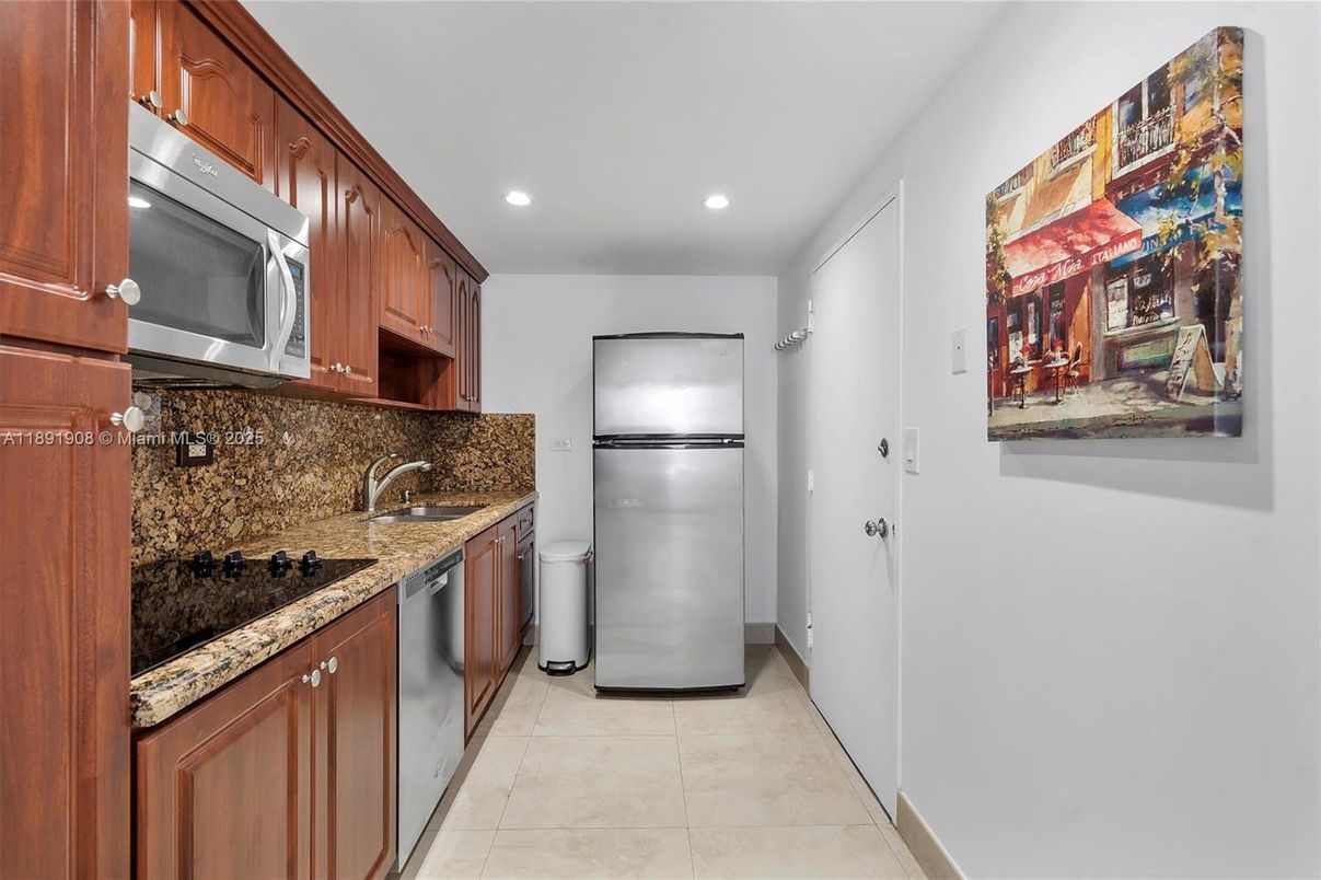 Interior, Kitchen, Recessed Lighting, Stainless Steel Appliances