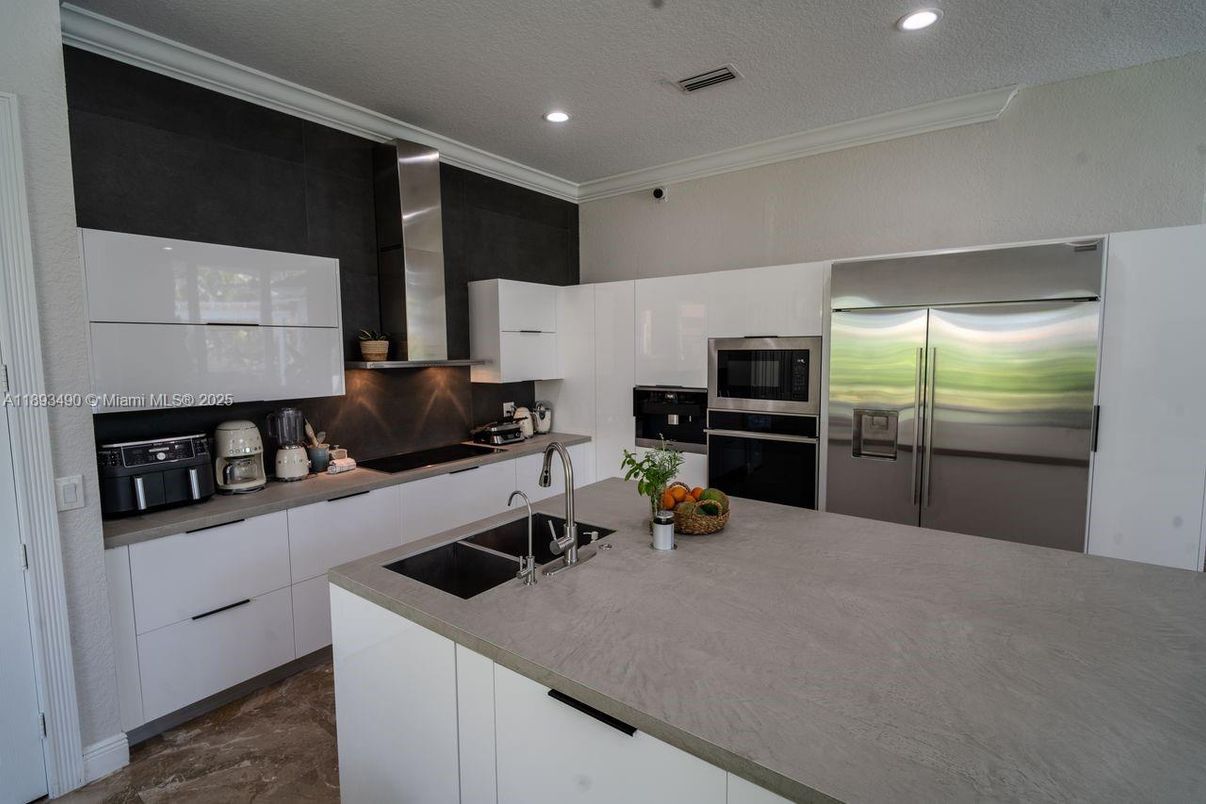 Interior, Kitchen, Recessed Lighting, Stainless Steel Appliances