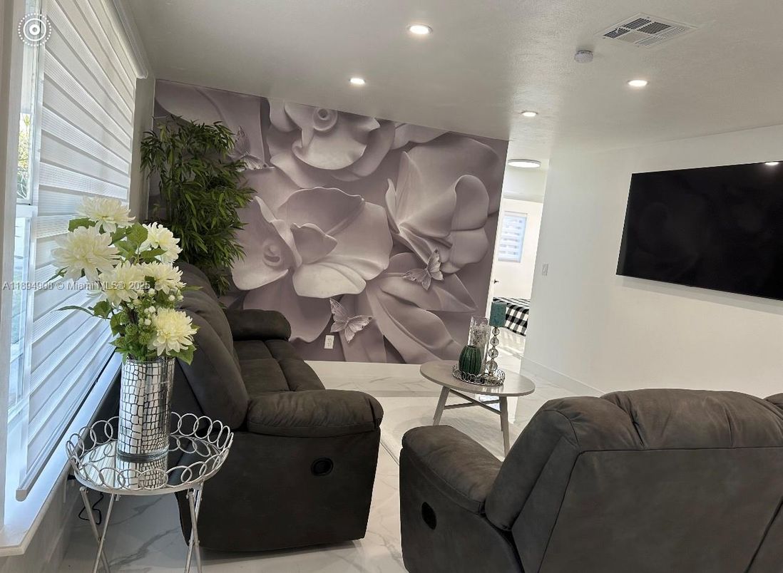 Interior, Living room, Recessed Lighting