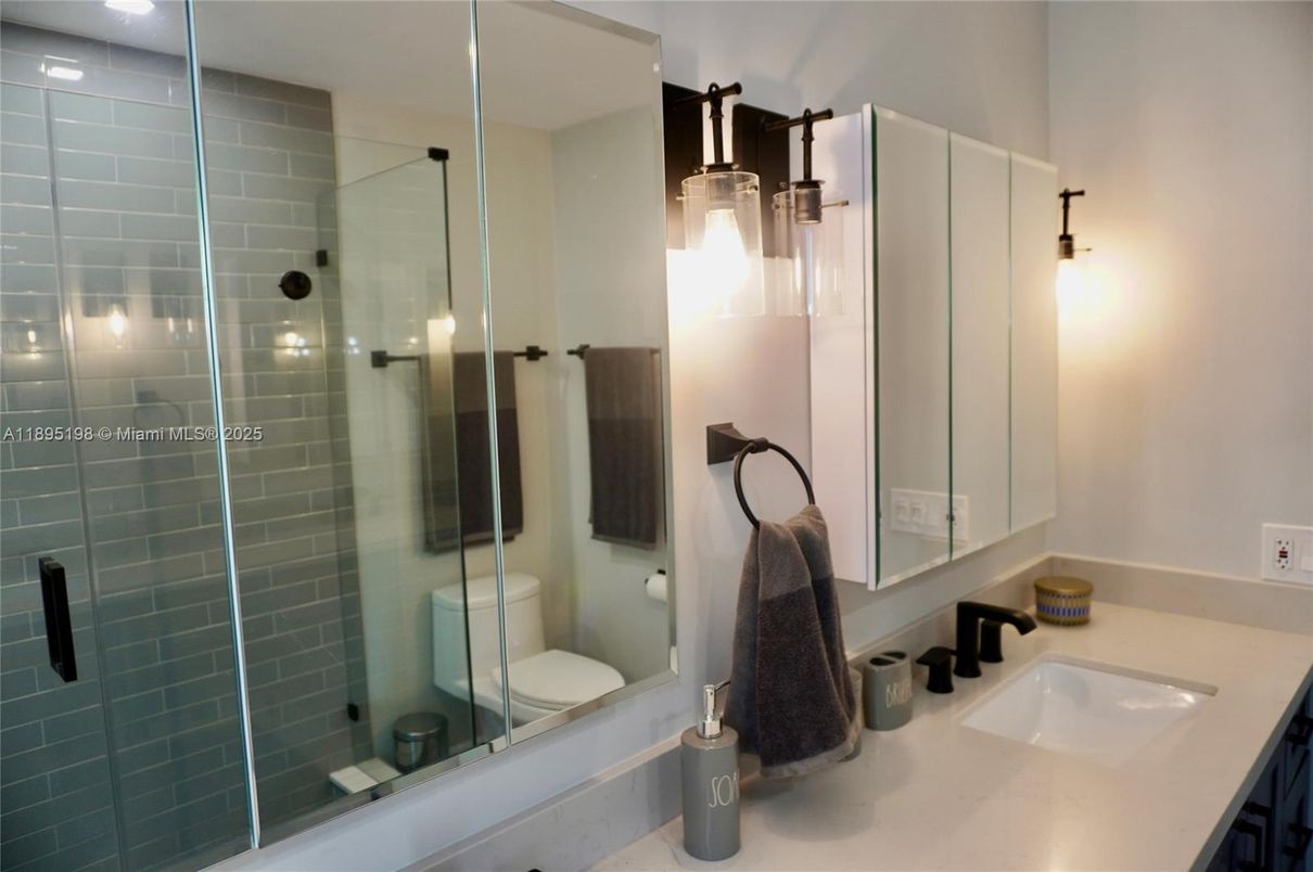 Bathroom, Glass Shower, Interior