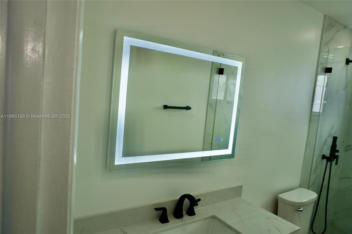 Bathroom, Glass Shower, Interior, Marble Walls