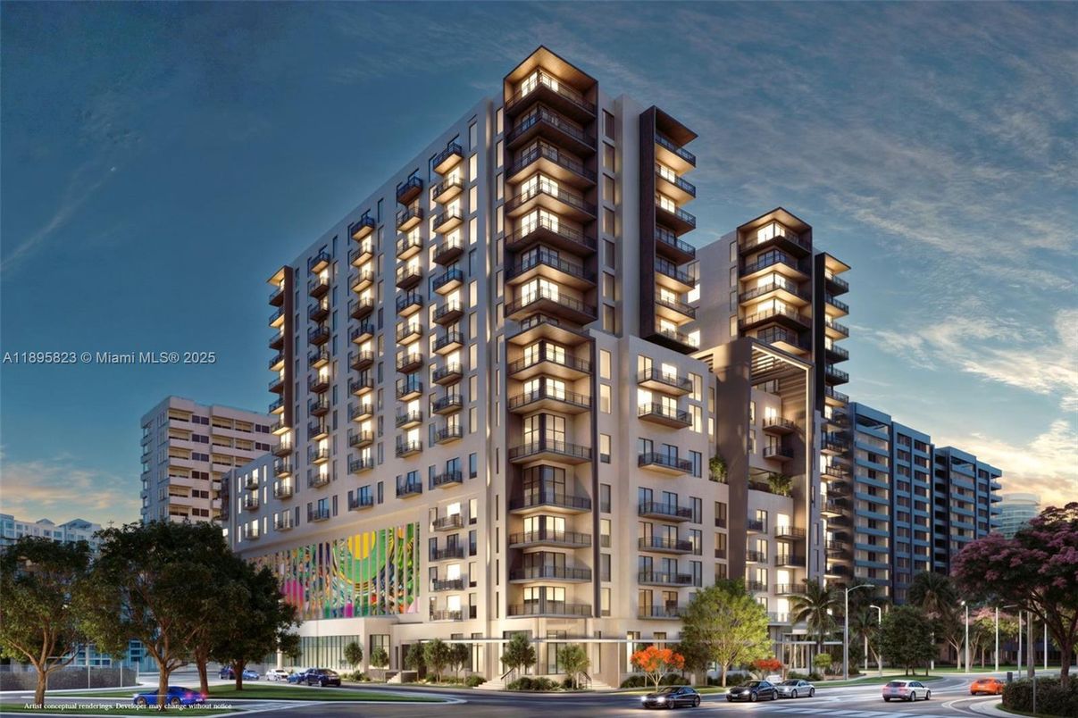 Exterior, Facade, Condo Building