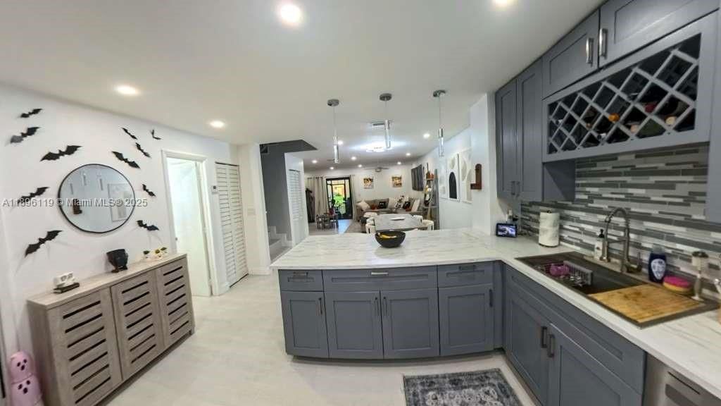 Interior, Kitchen, Pendant Lights, Recessed Lighting