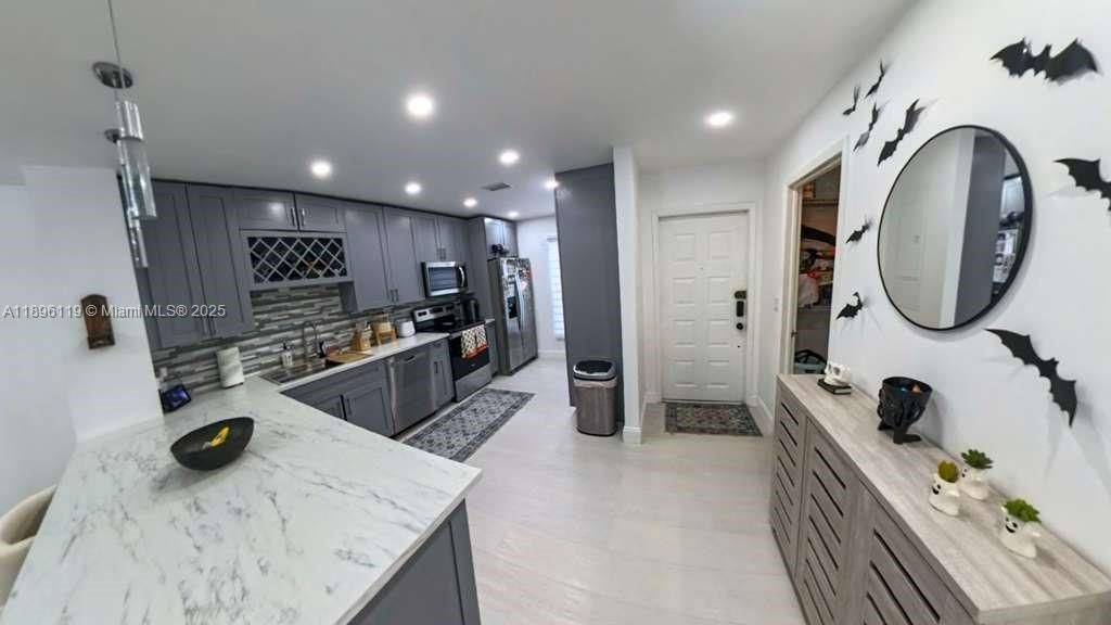 Interior, Kitchen, Recessed Lighting