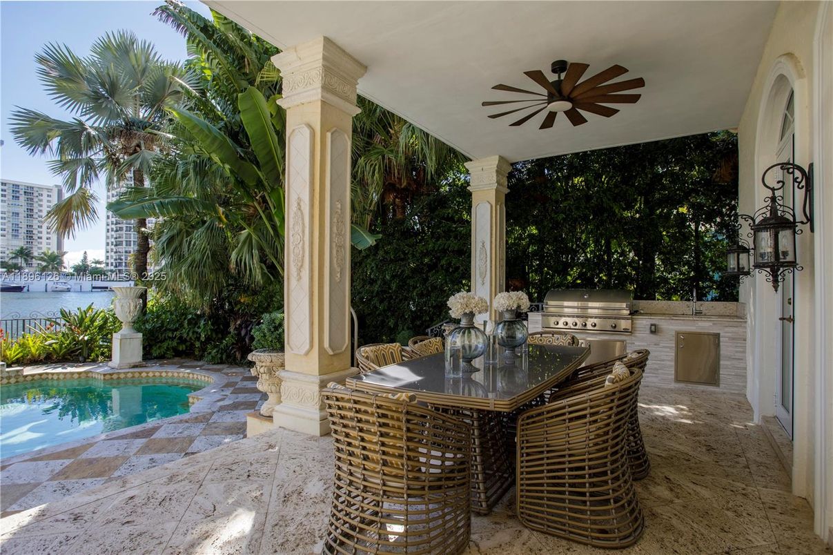 Exterior, Outdoor Kitchen, Pool, Water