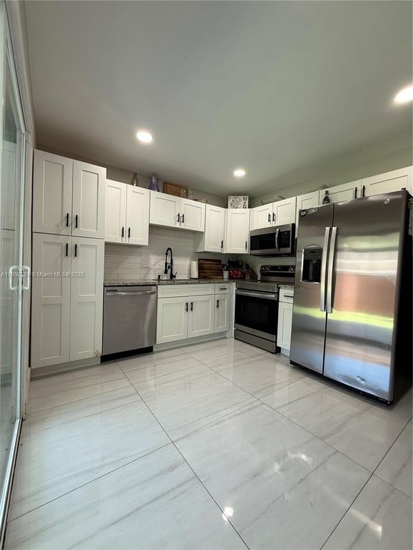 Interior, Kitchen, Recessed Lighting, Stainless Steel Appliances