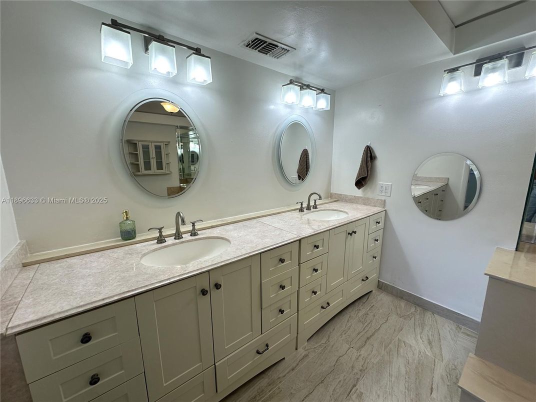 Bathroom, Dual Sink Vanities, Interior, Marble