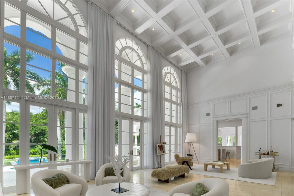 Interior, Living room, Recessed Lighting