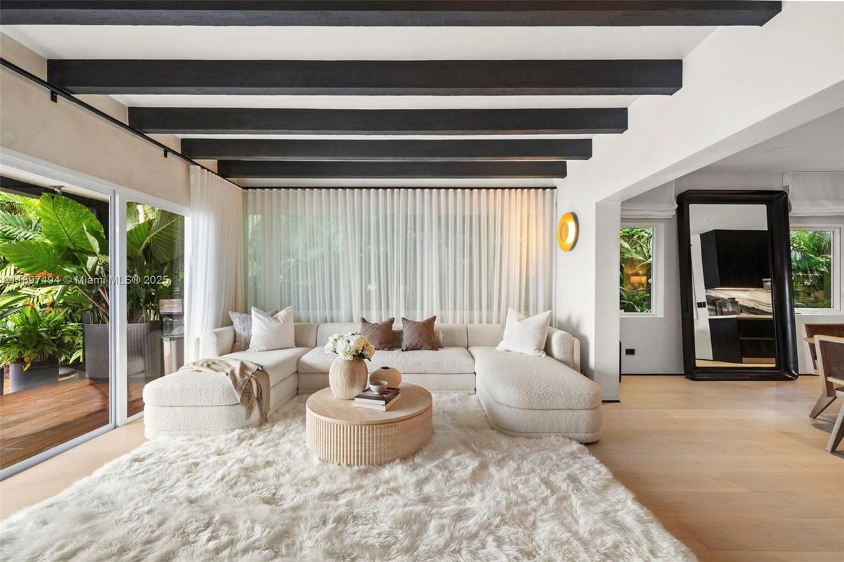 Interior, Living room, Wooden Beams, Wood Texture Flooring