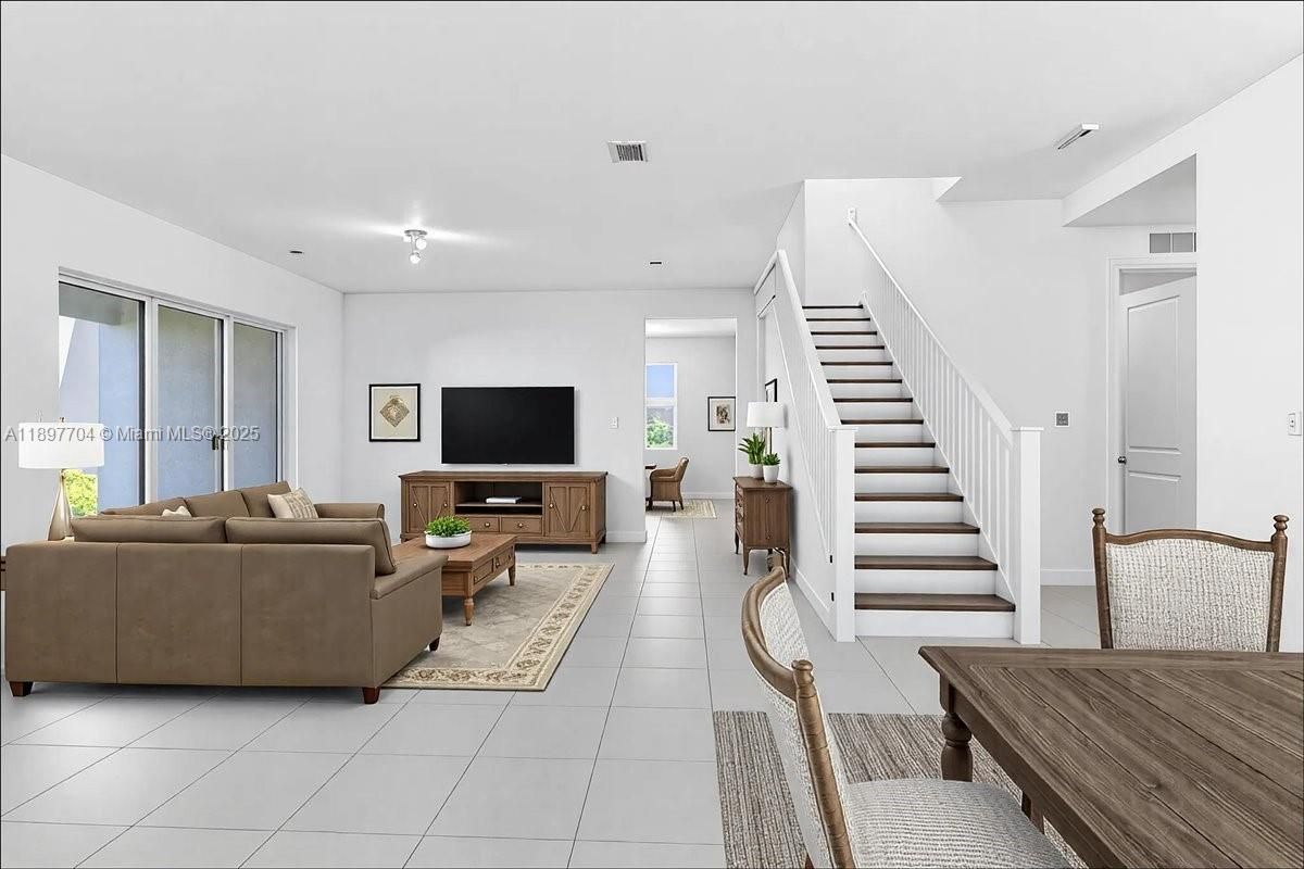 Interior, Living room, Recessed Lighting